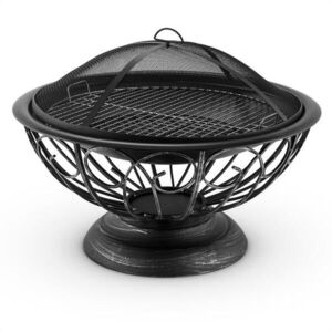 Imagine Blumfeldt Grill protecție vatră Oțel Tulip castron foc 75cm Ø