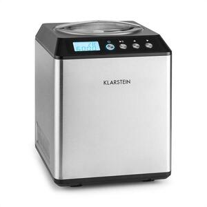 Imagine Klarstein Vanilla Sky, 180W, argintiu, filtru de înghețată cu compresor, oțel inoxidabil, 2l