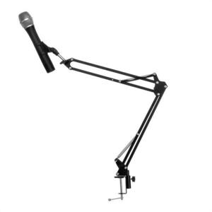 Imagine Auna Pro ST-1.2, negru, braț de microfon, suport cu prindere mecanică, 1, 5 kg, 35 x 35 cm