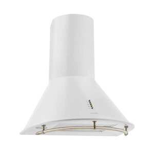 Imagine Klarstein Lumio Neo retro aragaz hota 60cm 614m³ / h Clasa A din oțel inoxidabil alb