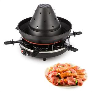 Imagine Klarstein TASTE VOLCANO, negru, grill tatar, grill cu racle, 1500 w, 8 persoane