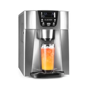 Imagine Klarstein Ice Volcano 2 GS, argintiu, dispozitiv pentru producerea de gheață, LED-uri, 13 kg