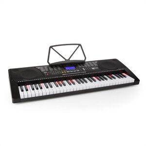 Imagine SCHUBERT Etude 225 Tastatură de învățare, USB 6, taste iluminate, afișaj LCD, negru