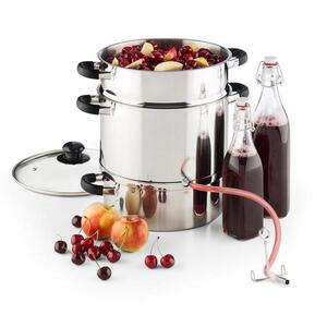Imagine Klarstein Applebee storcător electric cu aburi 1500W Ø25cm 8 litri inox