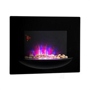 Imagine Klarstein Feuerschale , semineu electric, 1800 W, cu iluzie de flacara, fara fum, negru