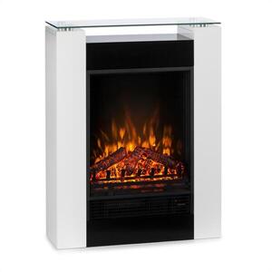 Imagine Klarstein Studio-5, șemineu electric, ventilator cu aer cald, 900/1800 W, telecomandă, alb