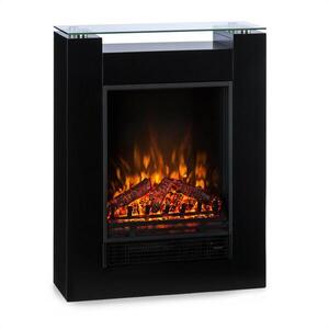 Imagine Klarstein Studio-5, șemineu electric, ventilator cu aer cald, 900/1800 W, telecomandă, negru