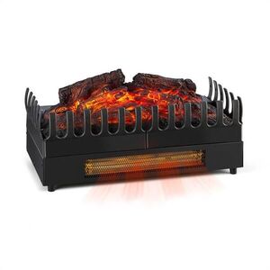 Imagine Klarstein KAMINI FX, șemineu electric, clapetă de șemineu, 1000W/2000W 2W led, negru F