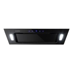 Imagine Klarstein HEKTOR SL, hotă de aburi, iluminare, filtru din aluminiu, timer, negru