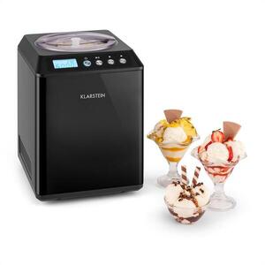 Imagine Klarstein VANILLY SKY FAMILY, aparat pentru producerea de înghețată și iaurt înghețat, 250 W, 2, 5 l, negru