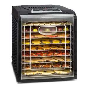Imagine Klarstein Fruit Jerkyu Plus 9 Uscător de fructe Temporizator 9 tăvi 600-700 W 35-70 °C