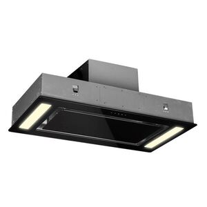 Imagine Klarstein REMY, hotă de tavan, hotă pentru integrare, 90 cm eek A 630 m³ / h, sticlă touch led