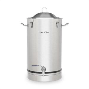 Imagine Klarstein MAISCHFEST, cazan de fermentare, 30 l, lcd tactil, tub de fermentare, oțel inoxidabil 304