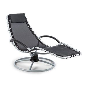 Imagine Blumfeldt Chiller șezlong oscilant 77x85x173 cm 360 Comfort ComfortMesh negru