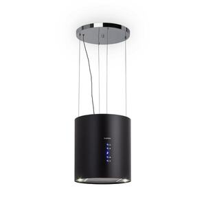 Imagine Klarstein Barett, hotă de aspirație, Ø 35 cm, convecție 522 m³/h, LED, filtru de carbon, neagră