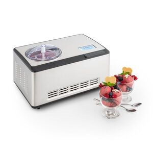 Imagine Klarstein Dolce Bacio, aparat pentru înghețată, compresor, 2l display LCD din oțel inoxidabil