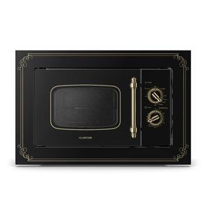 Imagine Klarstein Victoria 20, cuptor cu microunde încorporabil, 20 l, 800 W, grill: 1000 W, negru