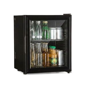 Imagine Klarstein Brooklyn 23, mini-frigider, cu uși din sticla, iluminare LED, rafturi