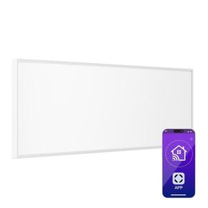 Imagine Klarstein Wonderwall 300 Smart, încălzitor pe infraroșu, 30 x 100 cm, 300 W, cronometru săptămânal, IP24, alb