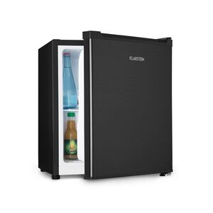 Imagine Klarstein Snoopy Eco, mini frigider cu congelator, E, 41 litri, 39 dB, negru
