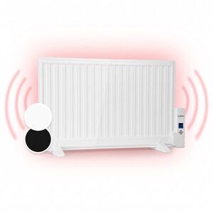 Imagine OneConcept Wallander, radiator pe ulei, 800 W, termostat, încălzitor de ulei, ultra-plat, alb