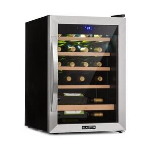 Imagine Klarstein Vinamour 19, răcitor de vinuri, 19 sticle, 62 l, 4 - 18 °C, 40 dB, sticlă, negru