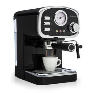 Imagine Klarstein Espressionata Gusto, mașină de cafea espresso, 1100 W, 15 bar, neagră