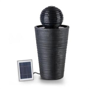 Imagine Blumfeldt Liquitorre XL, fântână solară, 200 l/h, panou solar, baterie 2W, LED, polyresin