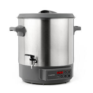 Imagine Klarstein Lady Marmalade, fierbător și aparat de conservare, recipient pentru băuturi, 27L, 100 ° C, , oțel inoxidabil