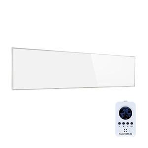 Imagine Klarstein Wonderwall Air Art 36, încălzitor cu infraroșu, 120 x 30 cm, 360 W, montat pe perete, telecomandă, alb