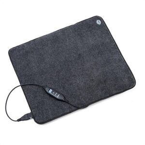 Imagine OneConcept Magic Carpet DLX, covor de încălzire, 4 niveluri de temperatură 60 x 70 cm, 100 W, temporizator, antracit