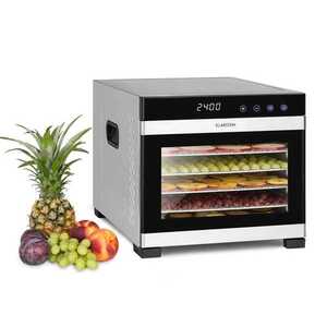 Imagine Klarstein Flavour dry, uscător de alimente, 35 - 75 ° C, ecran tactil LCD, cronometru, negru