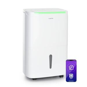 Imagine Klarstein DryFy Pro Connect Smart, Dezumidificator de aer, WiFi, Compresie, 30l/d, 25-35m², Alb