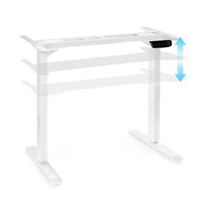 Imagine OneConcept Multidesk Comfort, birou reglabil la înălțime, electric, înălțime 62 - 128 cm, alb