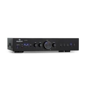 Imagine Auna AV2-CD608BT, amplificator HiFi stereo, 4 x 100 W RMS, BT, intrare optică digitală, negru