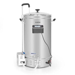 Imagine Klarstein Brauheld Pro, cazan de malț, 3300 W, 45 l, 30 - 100 ° C, pompă de circulație, oțel inoxidabil