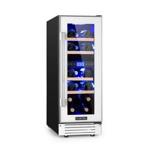 Imagine Klarstein Vinovilla 17, vinotecă cu două zone, 53 l, 17 sticle, 3 culori, albă