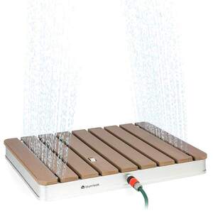 Imagine Blumfeldt Sumatra Breeze, SQ, duș de grădină, WPC, aluminiu, 70 x 55, pătrată