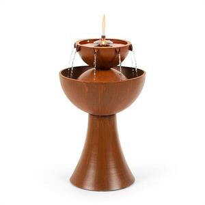 Imagine Blumfeldt Hadrian, fântână de grădină cu lampă de ulei, 8 W, metal galvanizat, culoare ruginită
