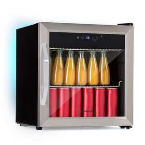 Imagine Klarstein Coachella 50 Smart, frigider, 50 l, functie WiFi, retroiluminare, inox.