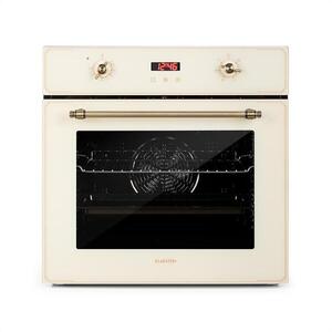 Imagine Klarstein Elizabeth, cuptor încorporat, design retro, 6 funcții, 50 - 250 ° C, crem