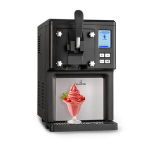 Imagine Klarstein Aparat de înghețată Sweet Sundae cu compresor, 1, 5 l, oțel inoxidabil, negru