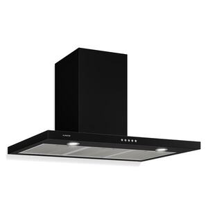 Imagine Klarstein Limelight, hotă, 90 cm, hota de perete, 639 m³ / h, neagră