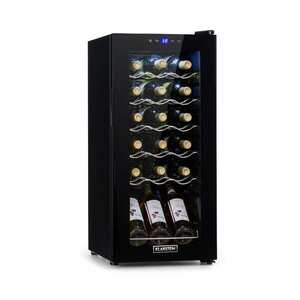 Imagine Klarstein Shiraz 18 Uno, frigider pentru vin, 50 litri, 18 sticle, panou de control tactil, 5-18°C