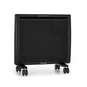 Imagine Klarstein Hot Spot Slimcurve Double Wave, încălzitor 2 în 1, 1000 W, cronometru săptămânal, negru