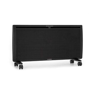 Imagine Klarstein Hot Spot Slimcurve Double Wave, încălzitor 2 în 1, 2000W, cronometru săptămânal, negru