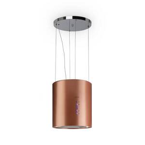 Imagine Klarstein Barett, hotă suspendată, Ø 35 cm, recirculare a aerului 522 m³ / h, LED, cupru