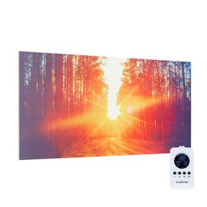 Imagine Klarstein Wonderwall Air Infinite, încălzitor cu infraroșu, imagine, 120 x 60 cm, 720 W, montat pe perete, telecomandă