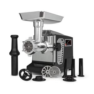 Imagine Klarstein Mașină de tocat carne electrică 700 W motor cupru, inox, pentru tocat, cârnați, kebbe