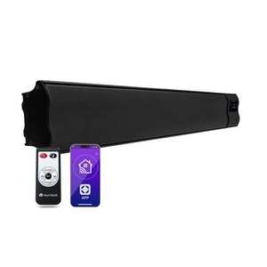 Imagine Blumfeldt Cosmic Beam Smart 24, încălzitor cu infraroșu, 2400 W, WiFi, control prin aplicație, negru